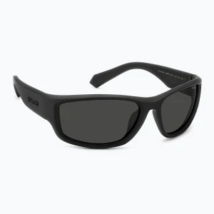 Okulary przeciwsłoneczne męskie Polaroid PLD 2166/S matte black/grey polarized