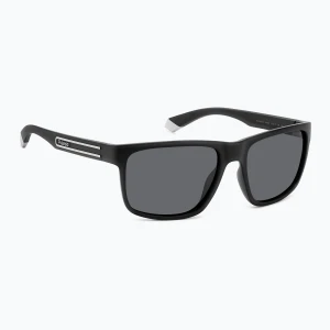 Okulary przeciwsłoneczne męskie Polaroid PLD 2571/S matte black/grey polarized