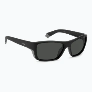 Okulary przeciwsłoneczne męskie Polaroid PLD 7046/S black grey/grey polarized