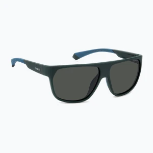 Okulary przeciwsłoneczne męskie Polaroid PLD 7053/S matte green/grey polarized