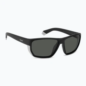 Okulary przeciwsłoneczne męskie Polaroid PLD 7057/S matte black/grey polarized