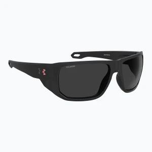 Okulary przeciwsłoneczne męskie Under Armour Attack 2 black multicolor/grey polarized oleophobic
