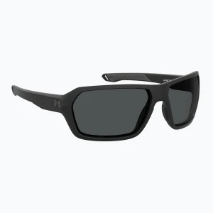 Okulary przeciwsłoneczne męskie Under Armour Recon matte black/grey oleophobic