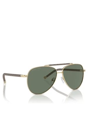 Okulary przeciwsłoneczne Michael Kors Portugal 0MK1146 10143H Złoty