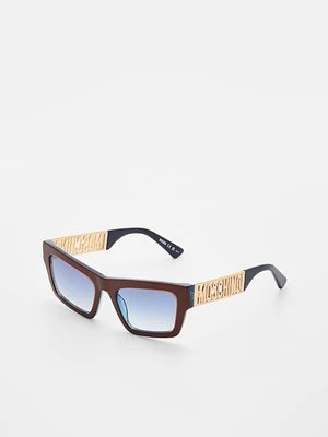 Okulary przeciwsłoneczne MOSCHINO brązowy