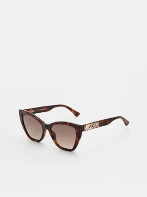 Okulary przeciwsłoneczne MOSCHINO brązowy