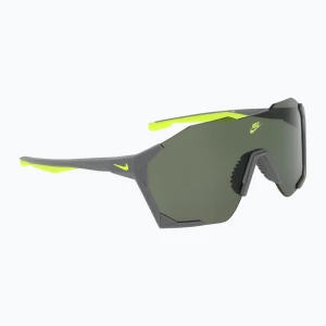 Okulary przeciwsłoneczne Nike Charged Shield matte smoke grey/green