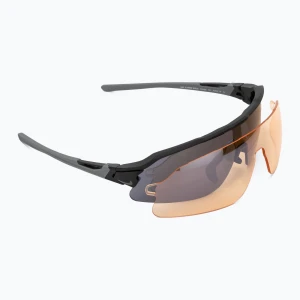 Okulary przeciwsłoneczne Nike Flyfree Shield matte black/grey/ll orange
