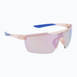 Okulary przeciwsłoneczne Nike Windshield Elite E matte washed coral / course tint / milky blue Różowy