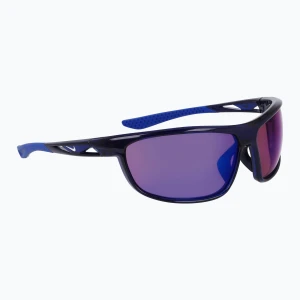 Okulary przeciwsłoneczne Nike Windtrack Run E midnight navy/ road tint/ blue mirror