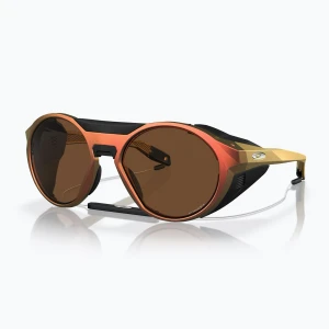 Okulary przeciwsłoneczne Oakley Clifden matte red gold colorshift/prizm bronze