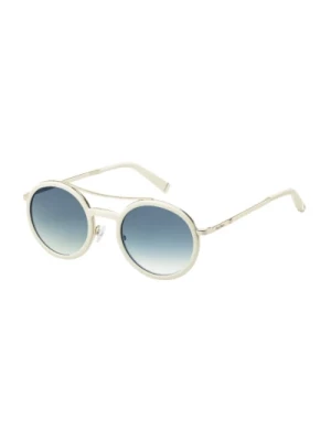 Okulary przeciwsłoneczne Oblo-UJU Biało-Złote Szare Przejście Max Mara