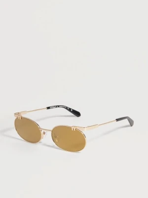 Okulary przeciwsłoneczne Off White złoty