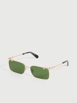 Okulary przeciwsłoneczne Off White złoty