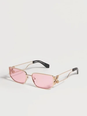 Okulary przeciwsłoneczne Off White złoty