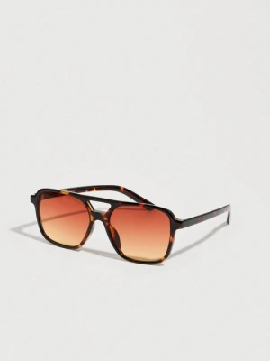 Okulary przeciwsłoneczne Pier One By Zalando brązowy