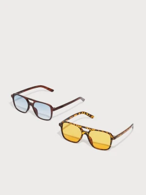 Okulary przeciwsłoneczne Pier One By Zalando brązowy