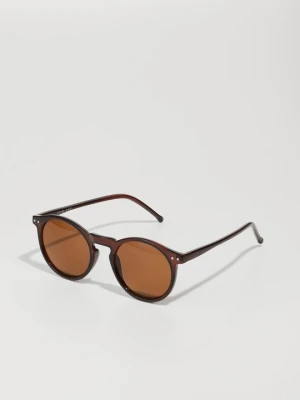 Okulary przeciwsłoneczne Pier One By Zalando ciemnobrązowy