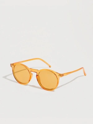 Okulary przeciwsłoneczne Pier One By Zalando pomarańczowy