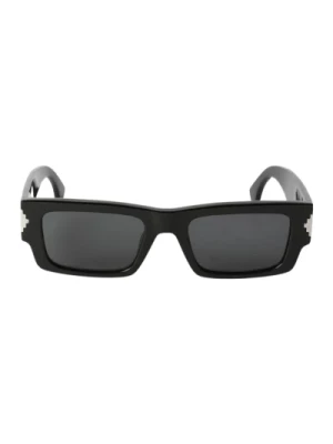Okulary przeciwsłoneczne prostokątne Czarny Błyszczący Marcelo Burlon