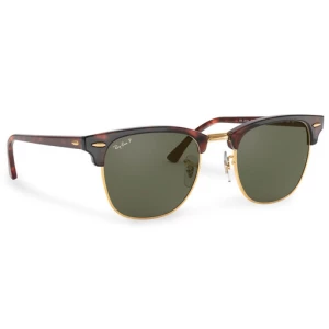 Okulary przeciwsłoneczne Ray-Ban Clubmaster 0RB3016 990/58 Brązowy