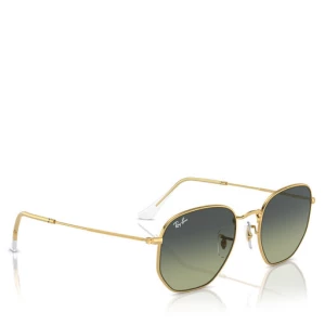 Okulary przeciwsłoneczne Ray-Ban Hexagonal 0RB3548 001/BH Złoty