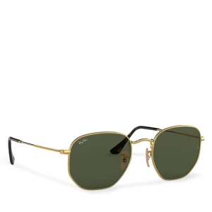 Okulary przeciwsłoneczne Ray-Ban Hexagonal 0RB3548N 001 Złoty