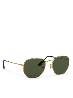 Okulary przeciwsłoneczne Ray-Ban Hexagonal 0RB3548N 001 Złoty