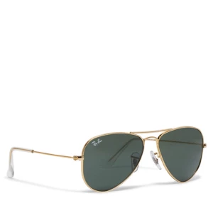 Okulary przeciwsłoneczne Ray-Ban Junior Aviator 0RJ9506S 223/71 Złoty