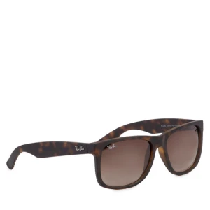 Okulary przeciwsłoneczne Ray-Ban Justin 0RB4165 710/13 Brązowy