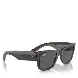 Okulary przeciwsłoneczne Ray-Ban Mega Wayfarer 0RB0840S 1406B1 Transparent Black/Dark Grey