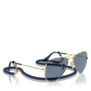 Okulary przeciwsłoneczne Ray-Ban Mini Aviator Summer Capsule 0RJ9506S 223/1U Złoty