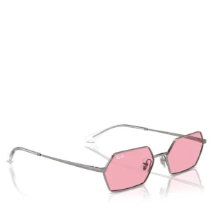Okulary przeciwsłoneczne Ray-Ban Yevi Bio Based 0RB3728 004/84 Gunmetal/Pink