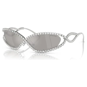 Okulary przeciwsłoneczne, SK7024, W odcieniu srebra Swarovski