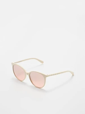 Okulary przeciwsłoneczne Swarovski mleczny