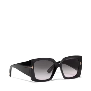 Okulary przeciwsłoneczne Tom Ford Jacquetta FT0921 5401B Shiny Black/Gradient Smoke