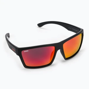 Okulary przeciwsłoneczne UVEX Lgl 29 black mat / mirror red