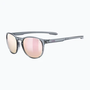 Okulary przeciwsłoneczne UVEX LGL 53 smoke/mirror pink