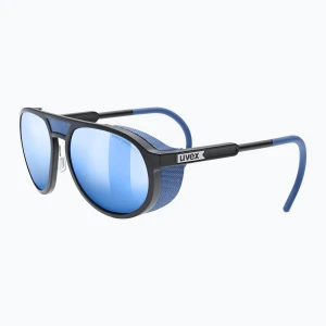 Okulary przeciwsłoneczne UVEX Mtn Classic CV black matt/mirror blue