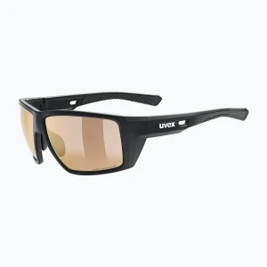 Okulary przeciwsłoneczne UVEX MTN Venture CV V black matt/litemirror red