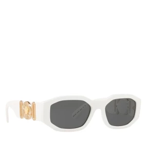 Okulary przeciwsłoneczne Versace 0VE4361 401/87 White/Dark Grey