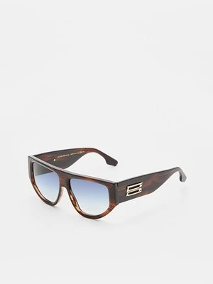 Okulary przeciwsłoneczne Victoria Beckham ciemnobrązowy