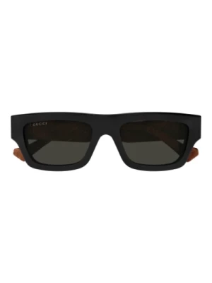 Okulary przeciwsłoneczne w kształcie kwadratu dla mężczyzn Gucci