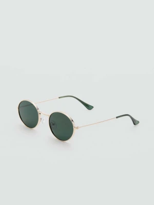 Zdjęcie produktu Okulary przeciwsłoneczne w okrągłej oprawce z metalu złoty - Teen - Rozmiar uniwersalny - MANGO TEEN