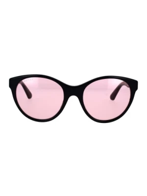 Okulary przeciwsłoneczne z kryształkami Swarovskiego w kształcie kocich oczu Gucci