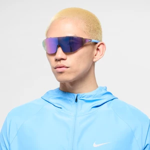 Okulary przeciwsłoneczne z lustrzanym odbiciem Nike Athena Edge - Niebieski