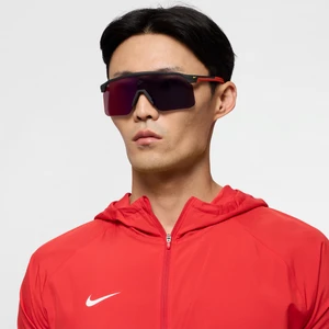 Okulary przeciwsłoneczne z lustrzanym odbiciem Nike Expedition Shield - Brązowy