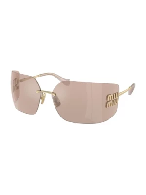 Okulary Przeciwsłoneczne z Metalową Ramą dla Kobiet Miu Miu