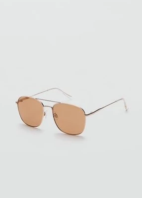 Okulary przeciwsłoneczne z metalowymi oprawkami Mango