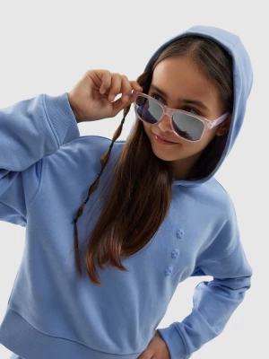 Okulary przeciwsłoneczne z multibarwną powłoką dziewczęce - multikolor 4F